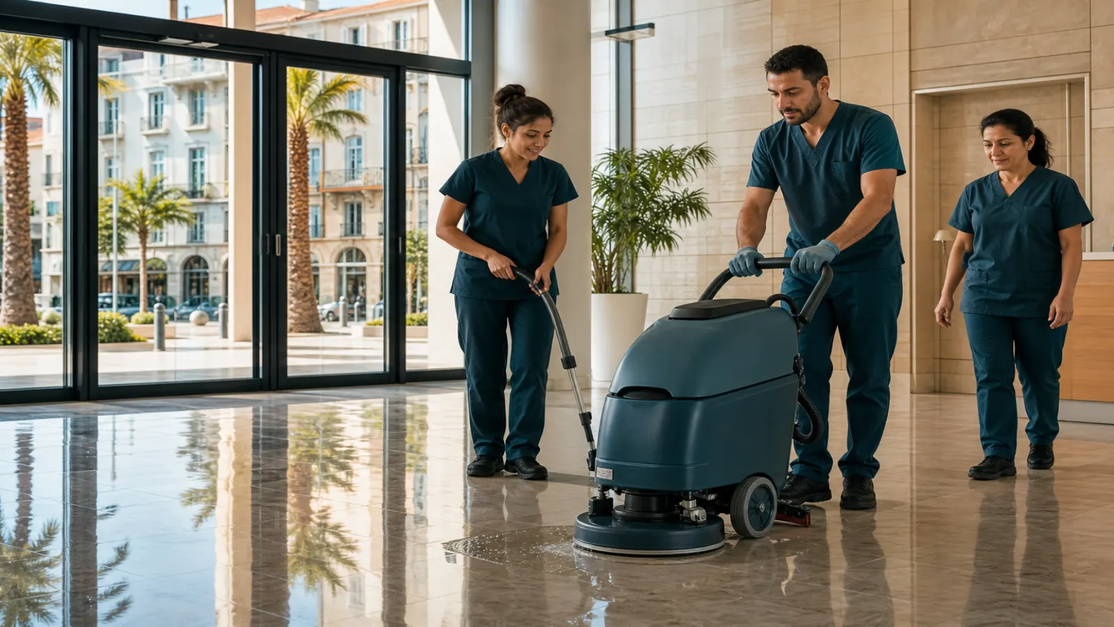 Équipe Anegnet Services, conseils nettoyage à Nice